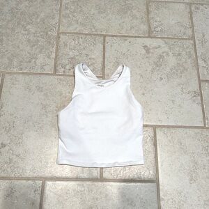 Athleta Girl racer back crop tank
